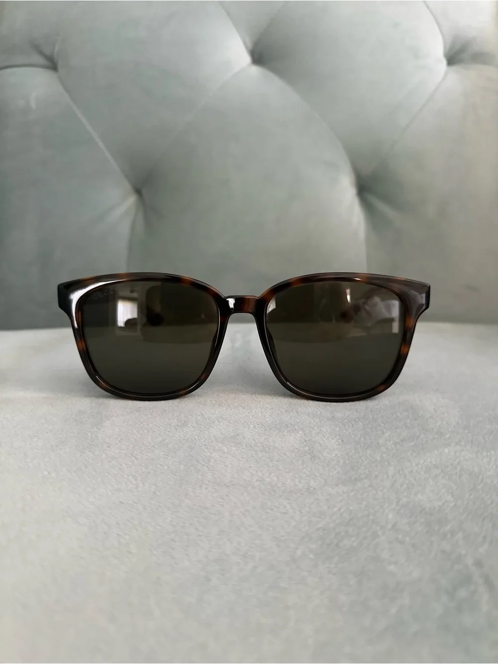 Gucci GG0637SK Tortoiseshell Sunglasses – Green Lenses
